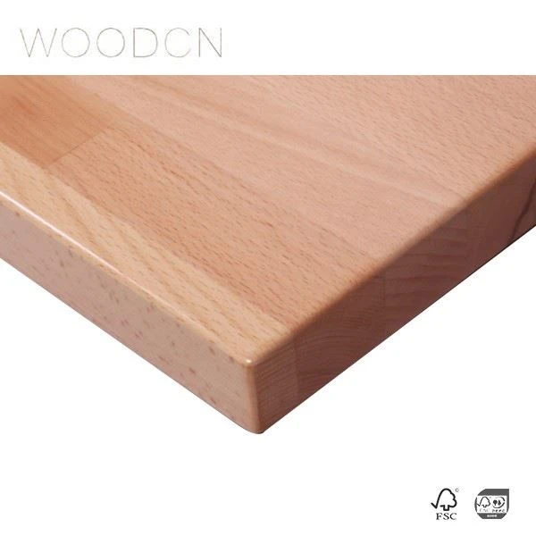 Beech Wood Solid Wood Butcher Block Dining Table